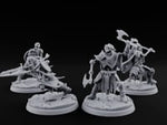 Blade And Axe Brandishing Skeleton Warriors turntable