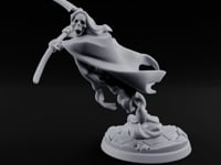 Cloak Billowing Blade Slashing Wraith Reaper A turntable