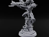 Rifle Levelling Ruin Perching Simian Sniper turntable