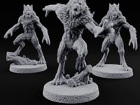 Claws Swiping Werewolf Pack turntable