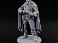 Shotgun Cradling Human Gunslinger turntable