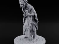 Staff Leaning Human Beggar turntable