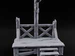 Rope-Strung Splinter-Edged Execution Scaffold turntable