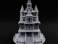 Skull-Gated Spire-Topped Victorian Manor turntable