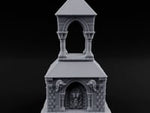 Lion-Carved Arch-Crowned Roadside Shrine Chapel turntable