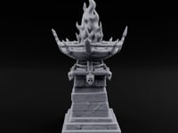 Skull-Adorned Inferno-Crowned Necromantic Brazier turntable