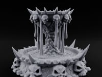 Spike-Crowned Skull-Ringed Necromantic Fountain turntable