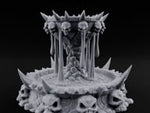 Spike-Crowned Skull-Ringed Necromantic Fountain turntable