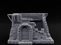 Iron-Banded Arch-Framed Stone Guard Post turntable