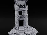 Tattered-Canopy Stair-Stepped Ruined Castle Tower turntable