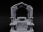 Arch-Framed Stair-Risen Shrine Altar Ruins turntable