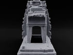 Lintel-Draped Facade-Sheared Temple Gateway Ruins turntable