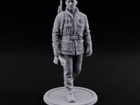 Pistol Palming Human Resistance Fighter turntable