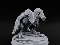 Hunched Rotting Zombie Vulture turntable