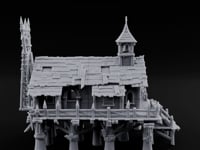 Bell-Towered Stilt-Raised Swamp Chapel turntable