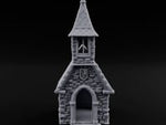 Cross-Pinnacled Diamond-Slated Stone Chapel turntable