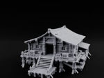 Stilt-Raised Pagoda-Roofed Swamp Headman's House turntable