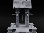 Shingle-Roofed Chain-Hung Village Well turntable
