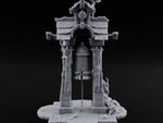 Branch-Crowned Rope-Hung Village Bell Tower Shrine turntable