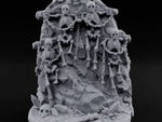 Chain-Bound Bone-Strewn Skeleton Rock Shrine turntable