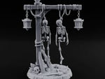 Skeleton-Hung Lantern-Chained Gibbet Post turntable