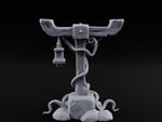 Vine-Coiled Lantern-Swaying Torii Lamp Post turntable