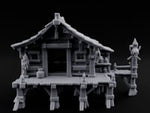 Skull-Posted Fetish-Hung Swamp Witch Hut turntable