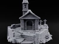 Cross-Topped Bell-Hung Graveyard Chapel turntable