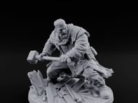 Door Smashing Maul Swinging Human Brute turntable