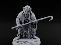 Hook Staff Gripping Human Swamp Scout turntable