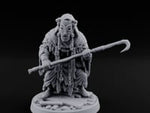 Hook Staff Gripping Human Swamp Scout turntable