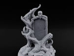 Root-Clutched Skull-Crowned Gravestone turntable