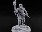 Torch Aloft Rifle Gripping Human Watchman turntable