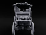 Skull-Adorned Shroud-Filled Decrepit Funeral Carriage turntable