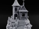 Cross-Crowned Cliff-Perched Stone Chapel turntable