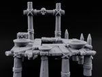 Skull-Mounted Rope-Lashed Tribal Offering Pit Altar turntable
