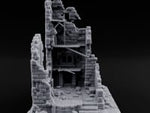 Beam-Crossed Facade-Shattered Townhouse Ruins turntable
