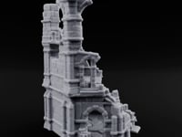 Arch-Collapsed Column-Stripped Gothic Tower Ruins turntable