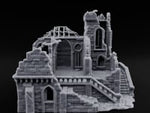 Rafter-Exposed Rose-Windowed Gothic Cathedral Ruins turntable