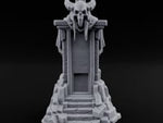 Fang-Bared Horn-Crowned Demon Skull Tombstone turntable