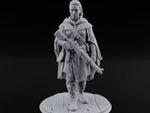 Rifle-Cradling Cloak-Wrapped Human Wanderer turntable