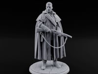Shotgun-Slung Cape-Flowing Human Wanderer turntable