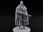 Shotgun-Slung Cape-Flowing Human Wanderer turntable