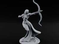 Bow Drawn Human Archer turntable