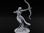 Bow Drawn Human Archer turntable