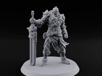 Sword Planted Armoured Warrior turntable