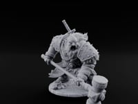 Hammer Dragging Dwarf Berserker turntable