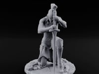 Kneeling In Prayer Human Paladin turntable