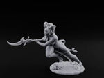 Lunging Blade Sweep Tiefling Assassin turntable