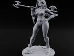 Axe Resting Confidently Human Warrior turntable